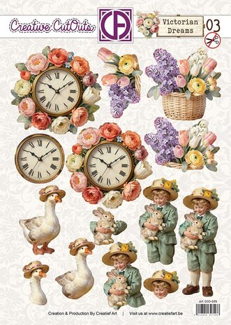 Creatief Art Victorian Dreams 03 Creative CutOuts (CCO-039)