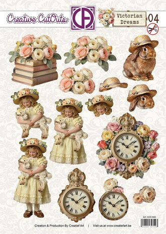 Creatief Art Victorian Dreams 04 Creative CutOuts (CCO-040)