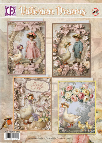 Creatief Art Victorian Dreams Card Kit (RE2530-0196)