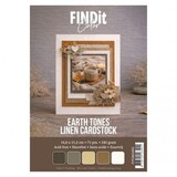 Find It Linen Cardstock A5 Earth Tones (75pcs) (FITCBA5001)