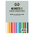 Linen Cardstock A5 Jumbo Pack (48pcs) (A5P001-LKK)