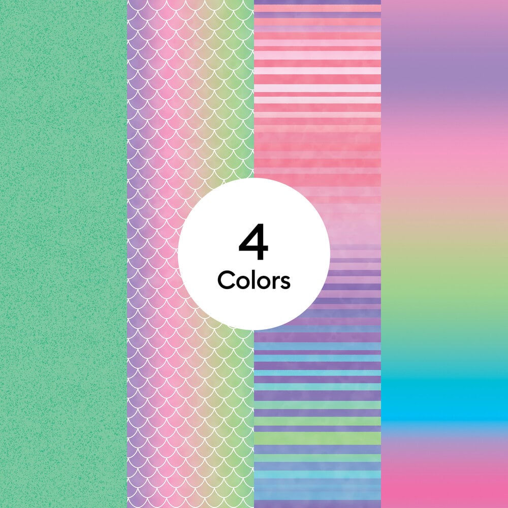 Cricut Infusible Ink Transfer Sheets 12x12 Inch Mermaid Rainbow (4pcs) (2011423)