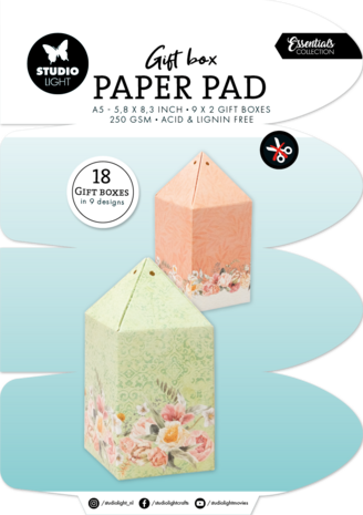 Studio Light Candybox A5 Gift Box Paper Pad (SL-ES-GBPP458)