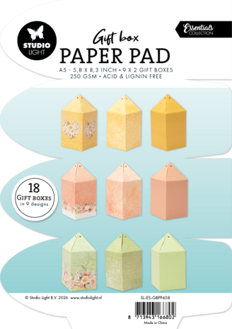 Studio Light Candybox A5 Gift Box Paper Pad (SL-ES-GBPP458)