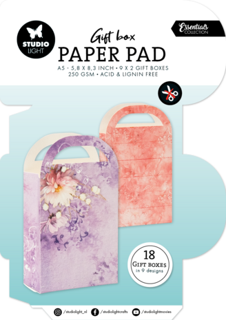 Studio Light Giftbag A5 Gift Box Paper Pad (SL-ES-GBPP457)