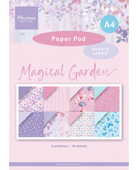 Marianne Design Magical Garden A4 Paper Pad (PK9221)