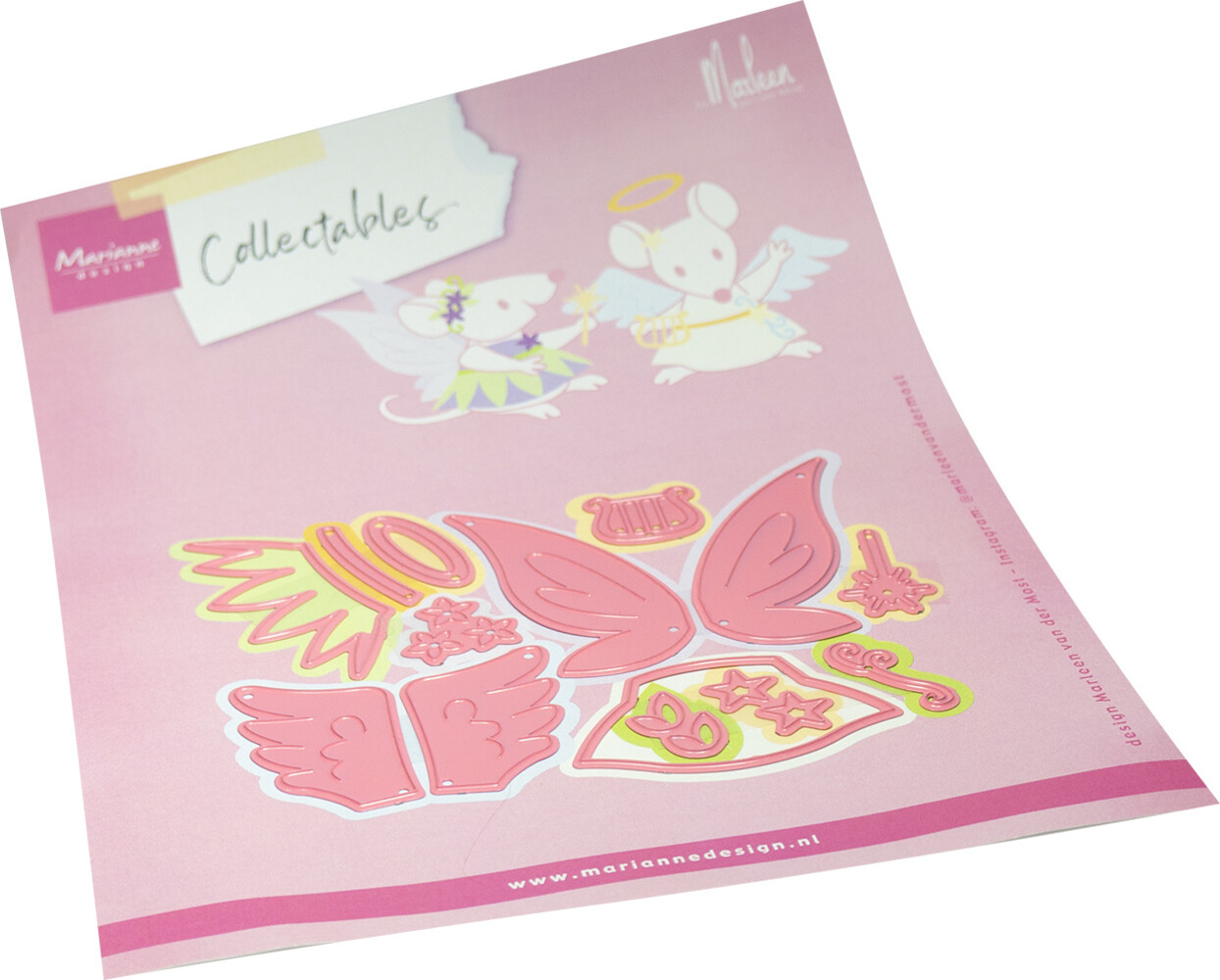 Marianne Design Collectables Angel and Fairy Accessories by Marleen (COL1585)