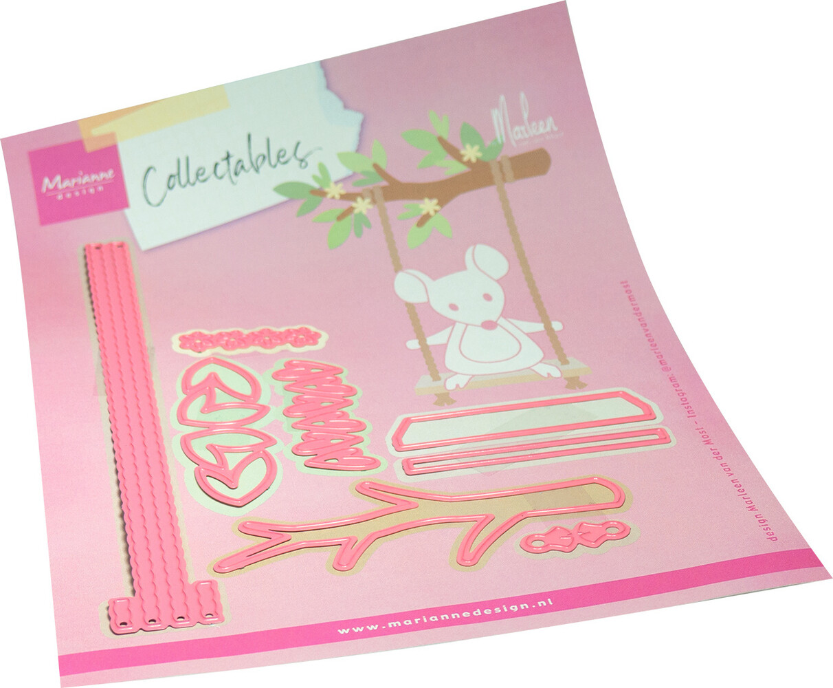 Marianne Design Collectables Swing Set by Marleen (COL1584)