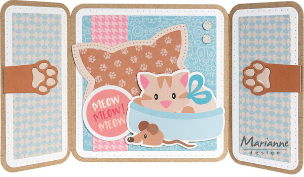 Marianne Design Craftables Cat Frame (CR1732)