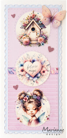 Marianne Design Decoupage Sheet A4 Magical Mini's by Fairybells (FB2510) Marianne Design Decoupage Sheet A4 Magical Mini's by Fairybells (FB2510)