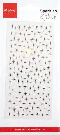 Marianne Design Decorations Sparkles Silver (CA3229)