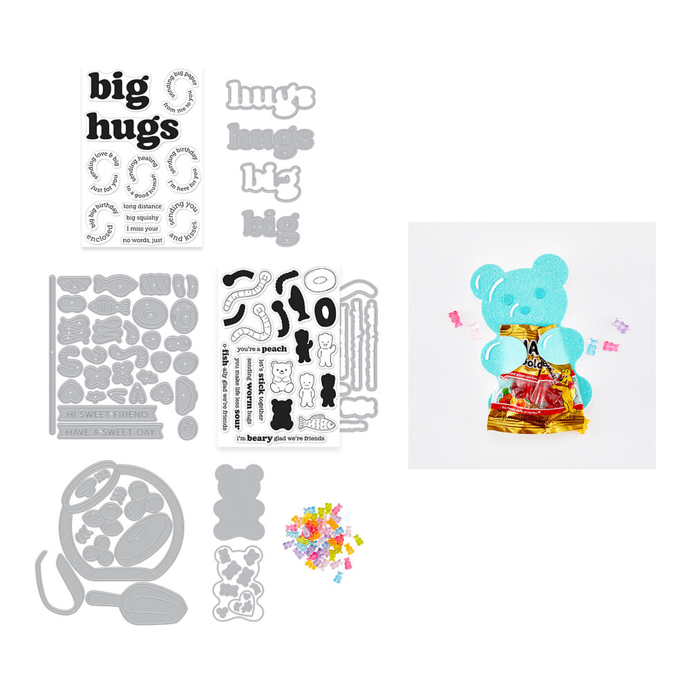 Hero Arts Beary Sweet Bundle (WB1194) Hero Arts Beary Sweet Bundle (WB1194)