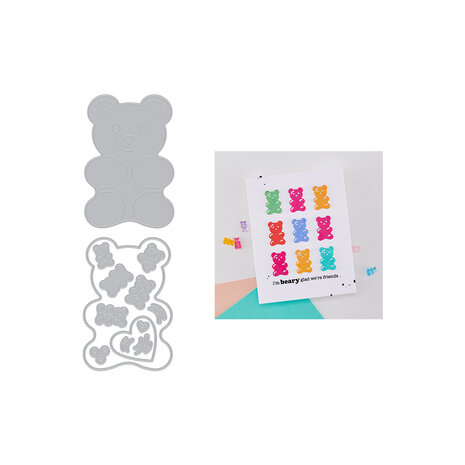Hero Arts Beary Sweet Die Set Bear Hugs (DF290) Hero Arts Beary Sweet Die Set Bear Hugs (DF290)