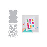 Hero Arts Beary Sweet Die Set Bear Hugs (DF290) Hero Arts Beary Sweet Die Set Bear Hugs (DF290)