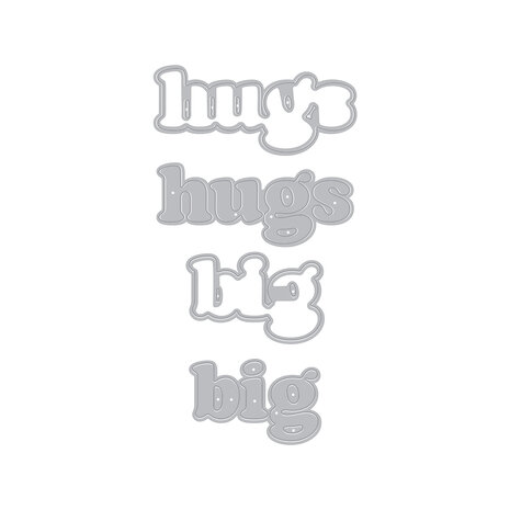 Hero Arts Beary Sweet Die Set Big Hugs (DF288) Hero Arts Beary Sweet Die Set Big Hugs (DF288)