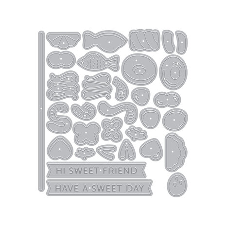 Hero Arts Beary Sweet Die Set Candy Kebob (DF287)