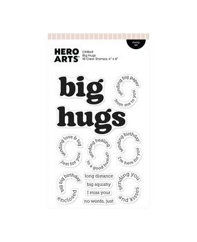 Hero Arts Beary Sweet Stamp Set Big Hugs (CM849)