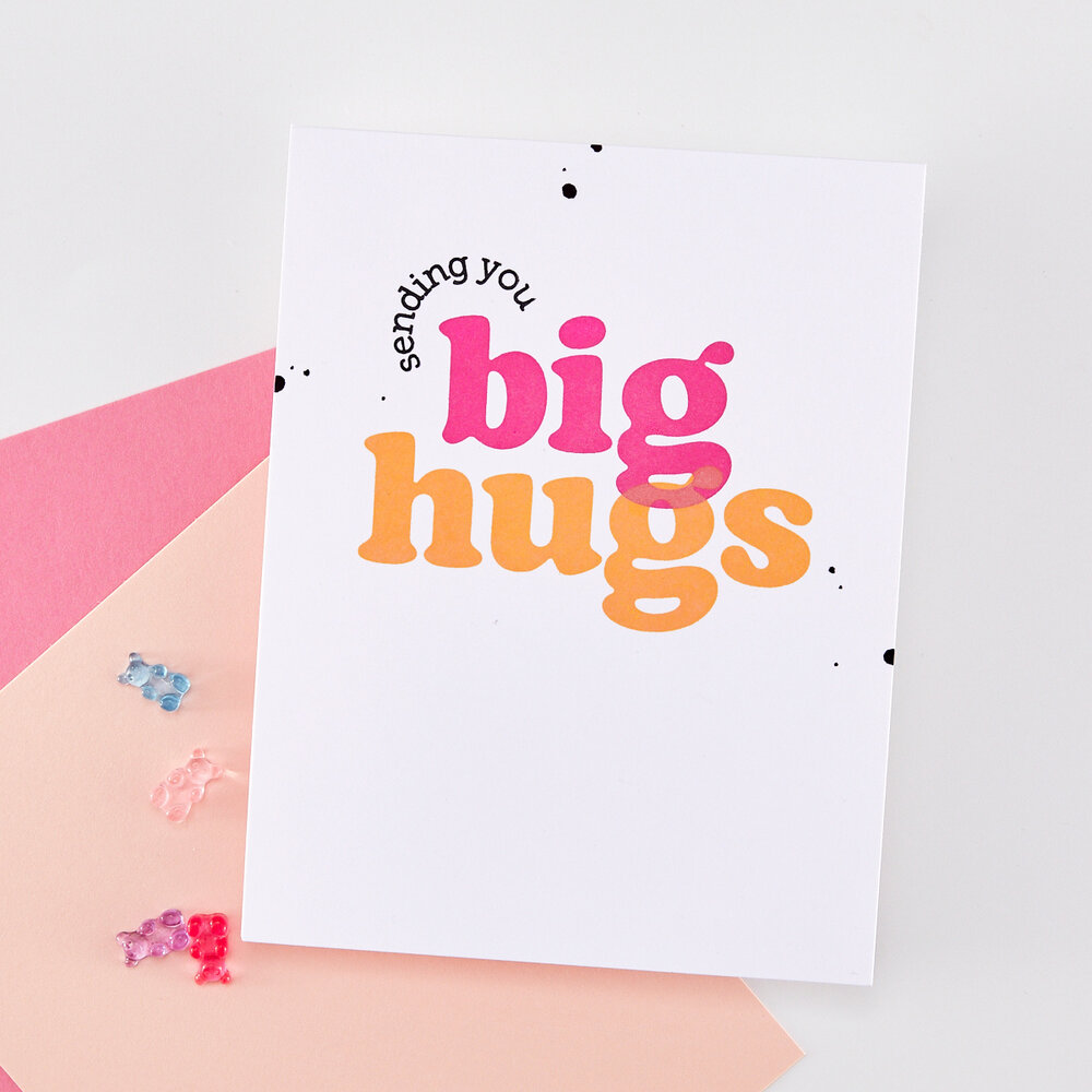 Hero Arts Beary Sweet Stamp Set Big Hugs (CM849) Hero Arts Beary Sweet Stamp Set Big Hugs (CM849)