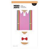 Hero Arts Friends With Flair Die Set Suspenders (DF292)