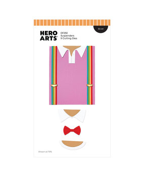 Hero Arts Friends With Flair Die Set Suspenders (DF292)