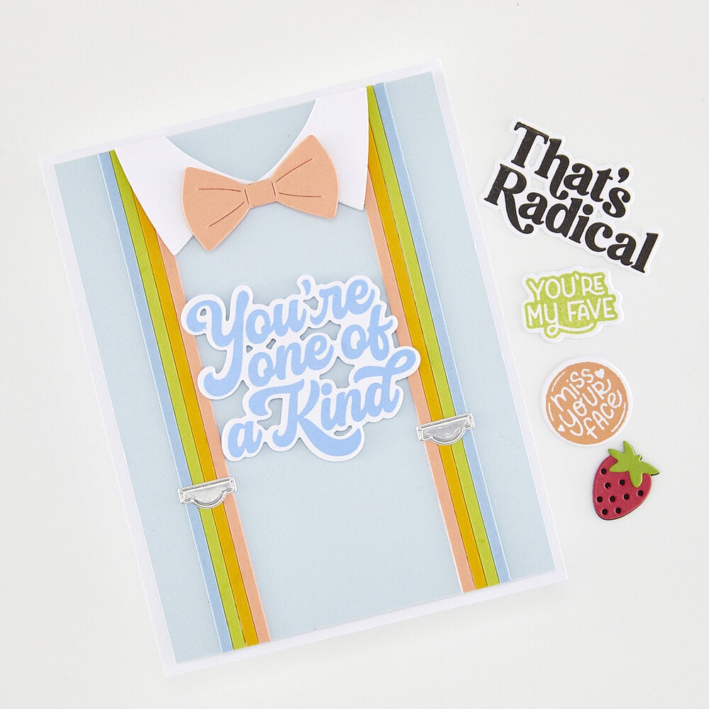 Hero Arts Friends With Flair Die Set Suspenders (DF292) Hero Arts Friends With Flair Die Set Suspenders (DF292)