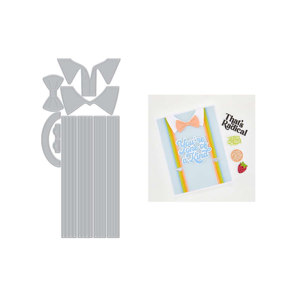 Hero Arts Friends With Flair Die Set Suspenders (DF292) Hero Arts Friends With Flair Die Set Suspenders (DF292)