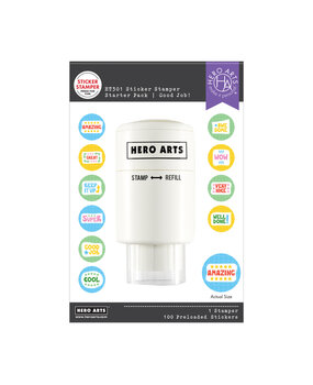 Hero Arts Sticker Stamper Starter Pack Good Job (HT301)