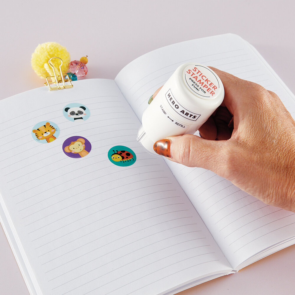 Hero Arts Sticker Stamper Starter Pack Bookworm (HT303) Hero Arts Sticker Stamper Starter Pack Bookworm (HT303)