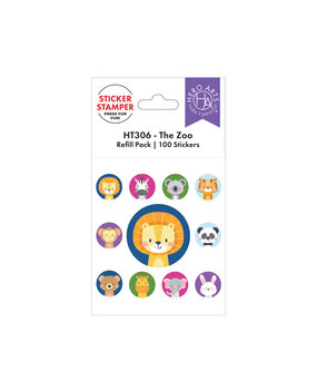 Hero Arts Sticker Stamper Refill Pack The Zoo (100pcs) (HT306)