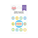 Hero Arts Sticker Stamper Refill Pack Good Job (100pcs) (HT302)