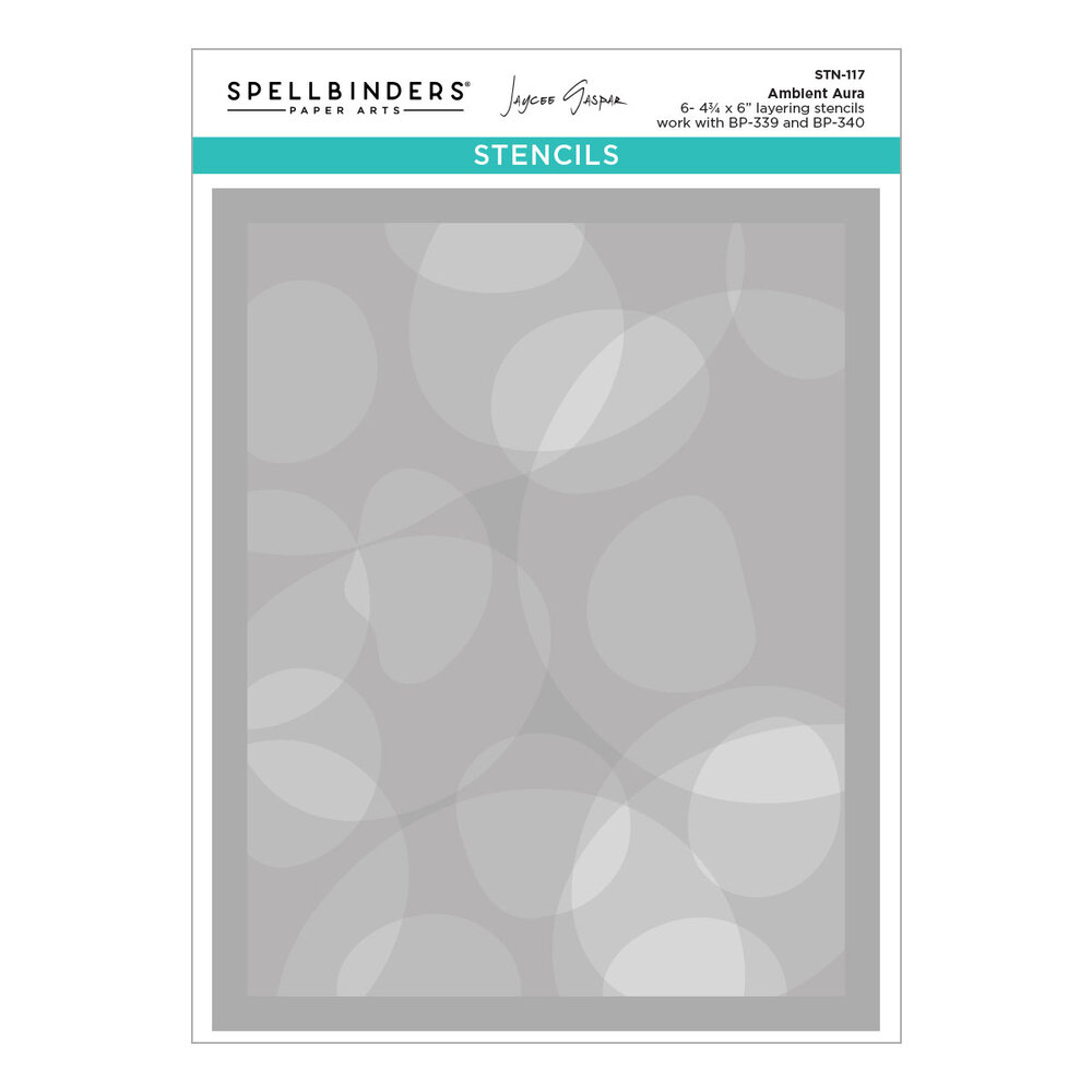 Spellbinders All My Senses Stencils Ambient Aura (STN-117) Spellbinders All My Senses Stencils Ambient Aura (STN-117)