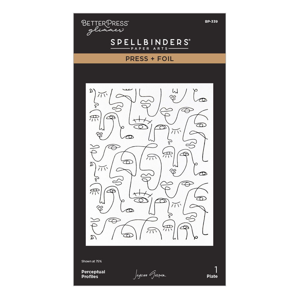 Spellbinders All My Senses Press + Foil Plate Perceptual Profiles (BP-339) Spellbinders All My Senses Press + Foil Plate Perceptual Profiles (BP-339)