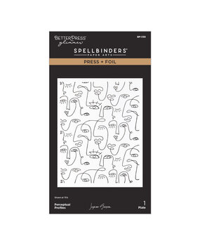 Spellbinders All My Senses Press + Foil Plate Perceptual Profiles (BP-339) Spellbinders All My Senses Press + Foil Plate Perceptual Profiles (BP-339)
