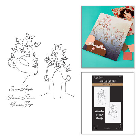 Spellbinders All My Senses Press + Foil Plate & Die Set Whisper Weave (BP-340) Spellbinders All My Senses Press + Foil Plate & Die Set Whisper Weave (BP-340)