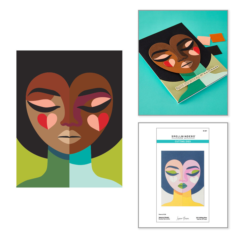 Spellbinders All My Senses Etched Dies Sensory Facets (S6-267) Spellbinders All My Senses Etched Dies Sensory Facets (S6-267)