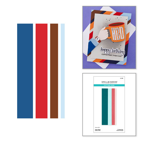 Spellbinders Just Add Cake Etched Dies Stripe Right (S4-1450) Spellbinders Just Add Cake Etched Dies Stripe Right (S4-1450)