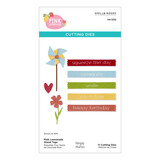 Spellbinders Pink Lemonade Etched Dies Stand Tags (S4-1532)