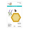 Spellbinders Simple Vintage Lavender Fields Etched Dies Hexagons (S4-1531)