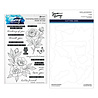 Spellbinders Simon Hurley Stamp and Die Bundle Sketched Peonies (BD-1074)