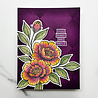 Spellbinders Simon Hurley Stamp and Die Bundle Sketched Peonies (BD-1074)