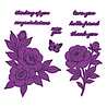 Spellbinders Simon Hurley Stamp and Die Bundle Sketched Peonies (BD-1074)