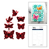 Spellbinders Simon Hurley Stamp and Die Bundle Blooming Butterflies (BD-1073)