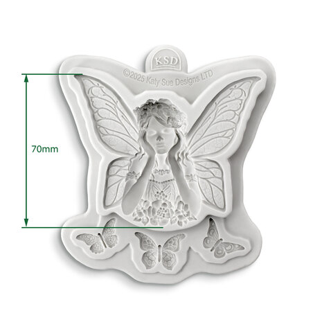 Katy Sue Designs Cosmic Shimmer Silicone Mould Fairy Queen (CF0075-CS)