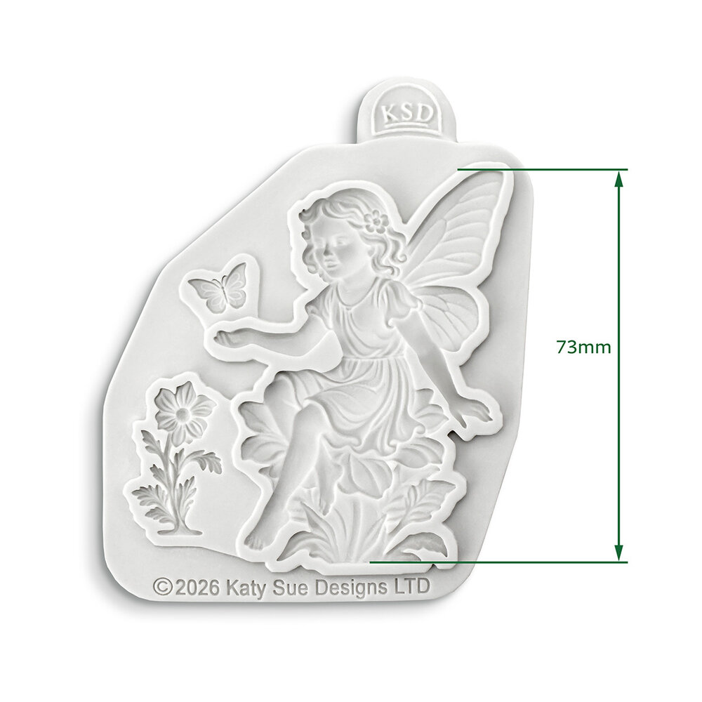 Katy Sue Designs Cosmic Shimmer Silicone Mould Forest Fairy (CF0073-CS)