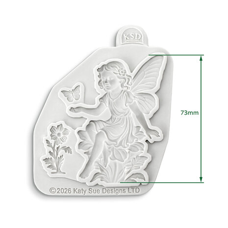 Katy Sue Designs Cosmic Shimmer Silicone Mould Forest Fairy (CF0073-CS)