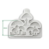 Katy Sue Designs Cosmic Shimmer Silicone Mould Toadstool Trio (CE0156-CS)