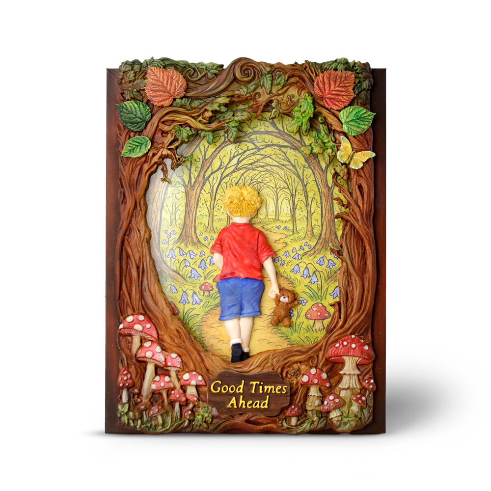 Katy Sue Designs Cosmic Shimmer Silicone Mould Enchanted Forest Scene (CE0154-CS)