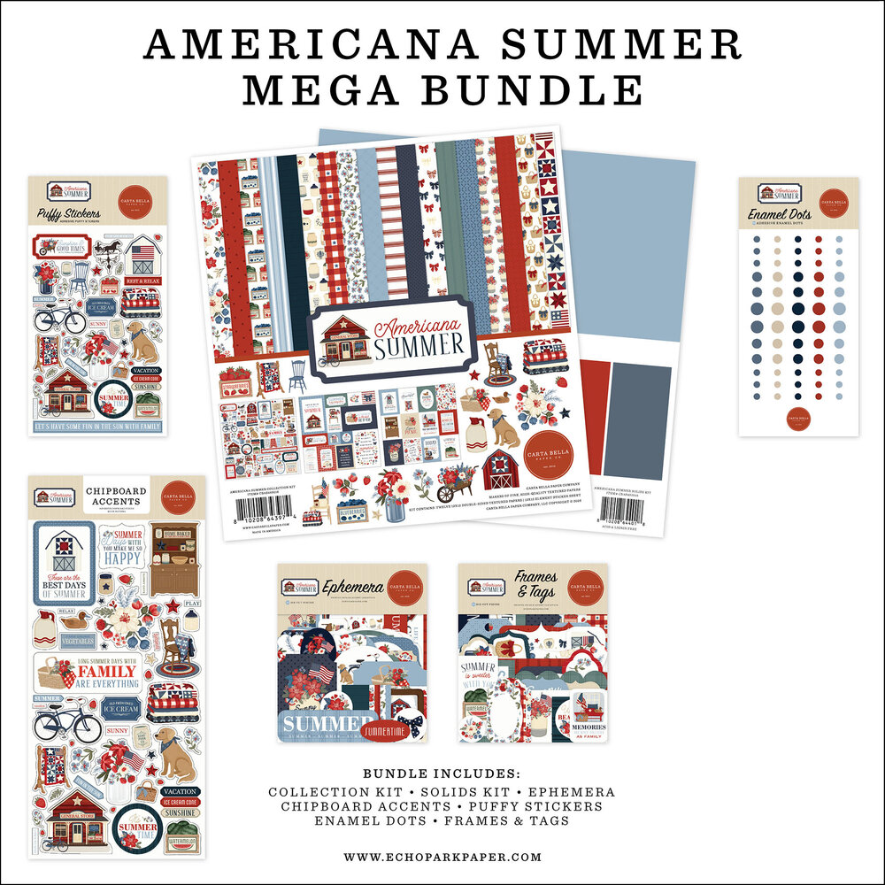 Carta Bella Americana Summer Mega Bundle (CBAS493050) Carta Bella Americana Summer Mega Bundle (CBAS493050)