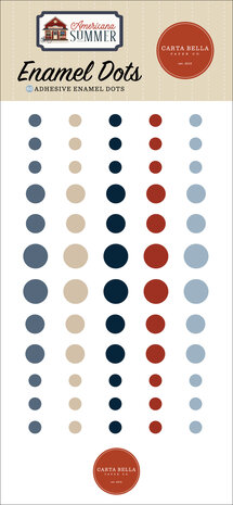 Carta Bella Americana Summer Enamel Dots (CBAS493028)