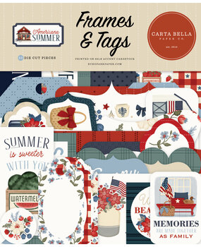 Carta Bella Americana Summer Frames & Tags (CBAS493025)